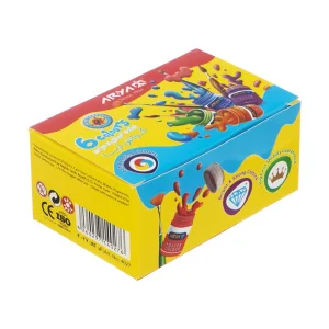 گواش 6 رنگ جعبه ای آریا