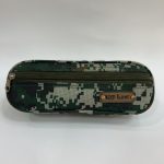 جامدادی تاپ لاین مدل چریکی دو زیپ سبز