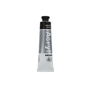 رنگ اکرولیک پریمو 18 میل مدل silver 910