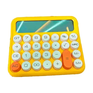 ماشین حساب پیکاسو کد cl-104 - زرد