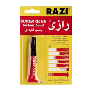 چسب قطره ای 3 گرم رازی