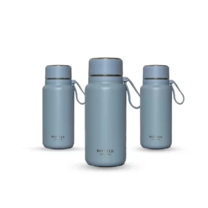 فلاسک bottle لیوان دار 850 میل-آبی