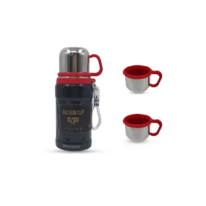 فلاسک 2 لیوان vacuum cup- مشکی