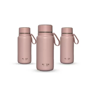 فلاسک bottle لیوان دار 850 میل-صورتی