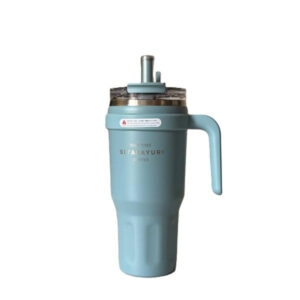 خرید تراول ماگ دسته دار Sitara Yuri 600ml سبز پاستلی | ماگ سفری