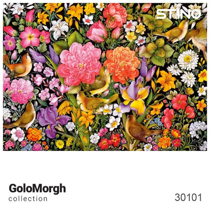 پازل شیشه ای 500 تکه استینو- گل و مرغ 30101