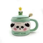 ماگ حیوانات و کیک happy time-سبز