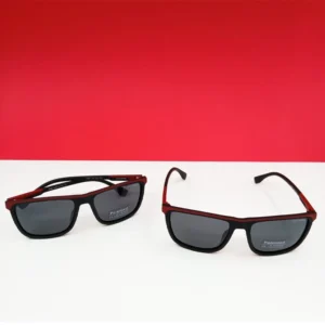 عینک HUGO BOSS M528 مشکی قرمز