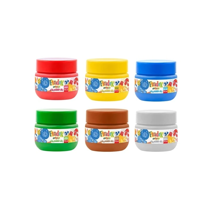رنگ انگشتی 6 رنگ پنتر findex chubby