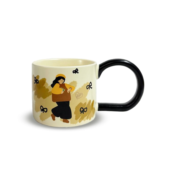 ماگ دسته دفرمه استایل دختر پسر