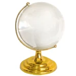 گوی کره زمین پایه طلایی بزرگ