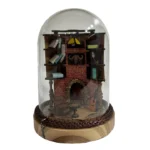 گوی تراریوم کتابخونه شومینه