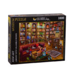 پازل 1000 تکه ricordi- کتابخانه و کتاب