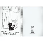 دفتر 100 برگ رحلی بلک اند وایت پاپکو 41015102