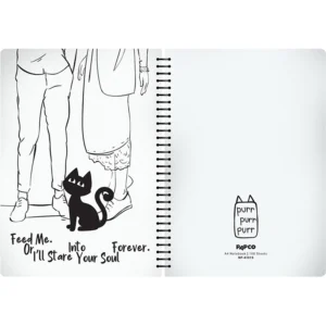 دفتر 100 برگ رحلی بلک اند وایت پاپکو 41015102