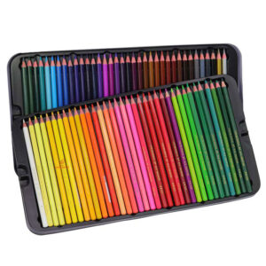 مداد رنگی 72 رنگ جعبه تخت فلزی tianbowen