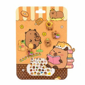 ست استیکر و پیکسل فانتزی طرح Capybara