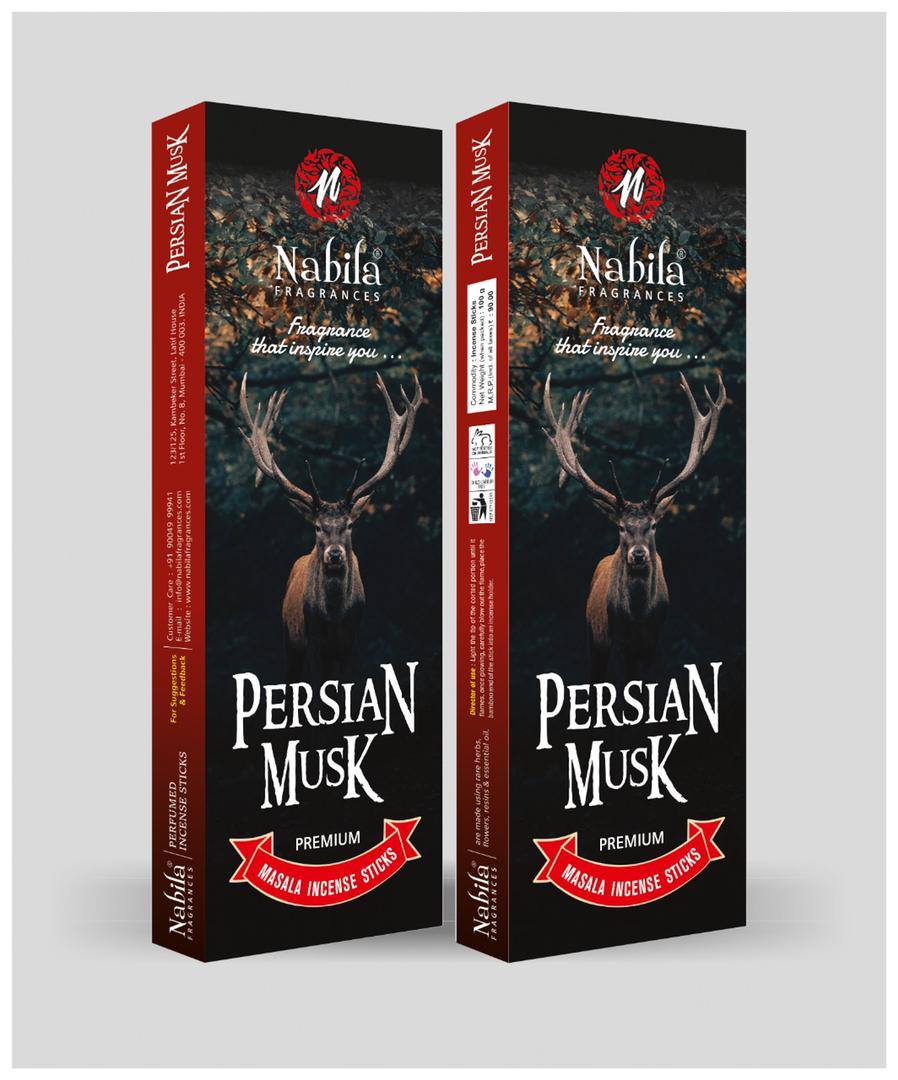 عود دست ساز شاخه ای نابیلا Persian Musk رایحه مشک ایرانی