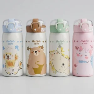 تراول ماگ نی دار 350 میل Bubble Cute کد 1486 | ماگ فانتزی دخترانه