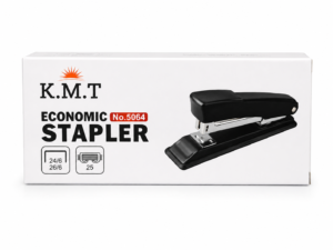برند: K.M.T مدل: 5064 نوع: دستگاه منگنه رومیزی مناسب برای: مدرسه، خانه، دفتر و محیط اداری سازگار با سوزن منگنه: 24/6 و 26/6 طراحی ساده و کاربردی