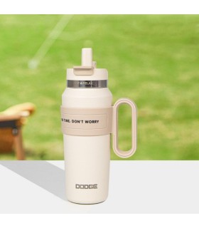 تراول ماگ 900 میل دسته بغل دوج 24579-سفید