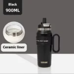 تراول ماگ 900 میل دسته بغل دوج 24579 مشکی