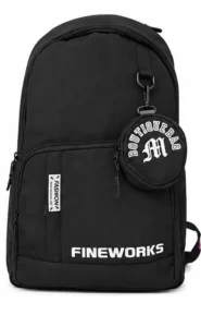 کوله پشتی FINEWORKS مشکی چندبخشی
