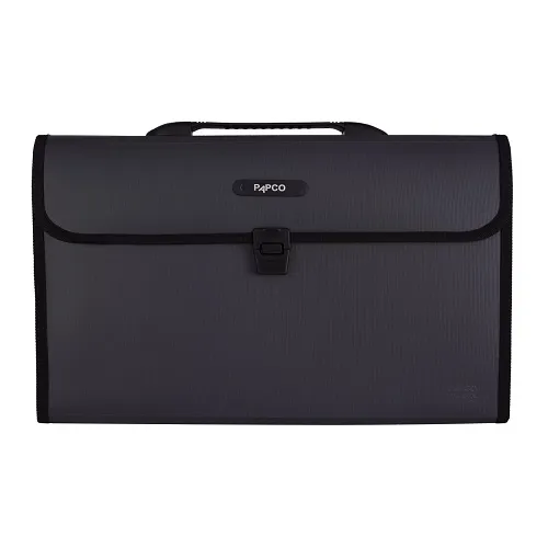 اکسپندینگ فایل پلاستیکی پاپکو kdffc-12h طوسی تیره